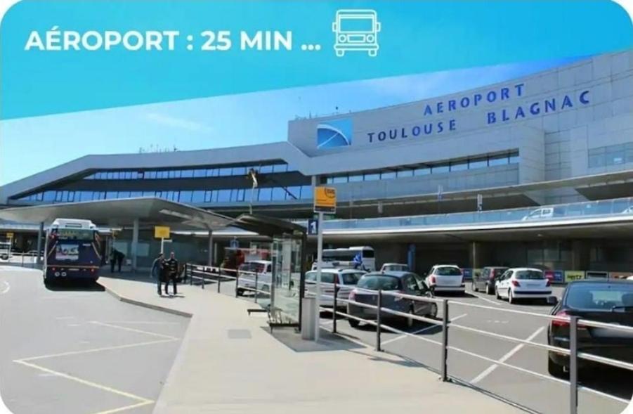 T3 Petit Confort - Proche Commodites - Parking Prive 圖盧茲 外观 照片